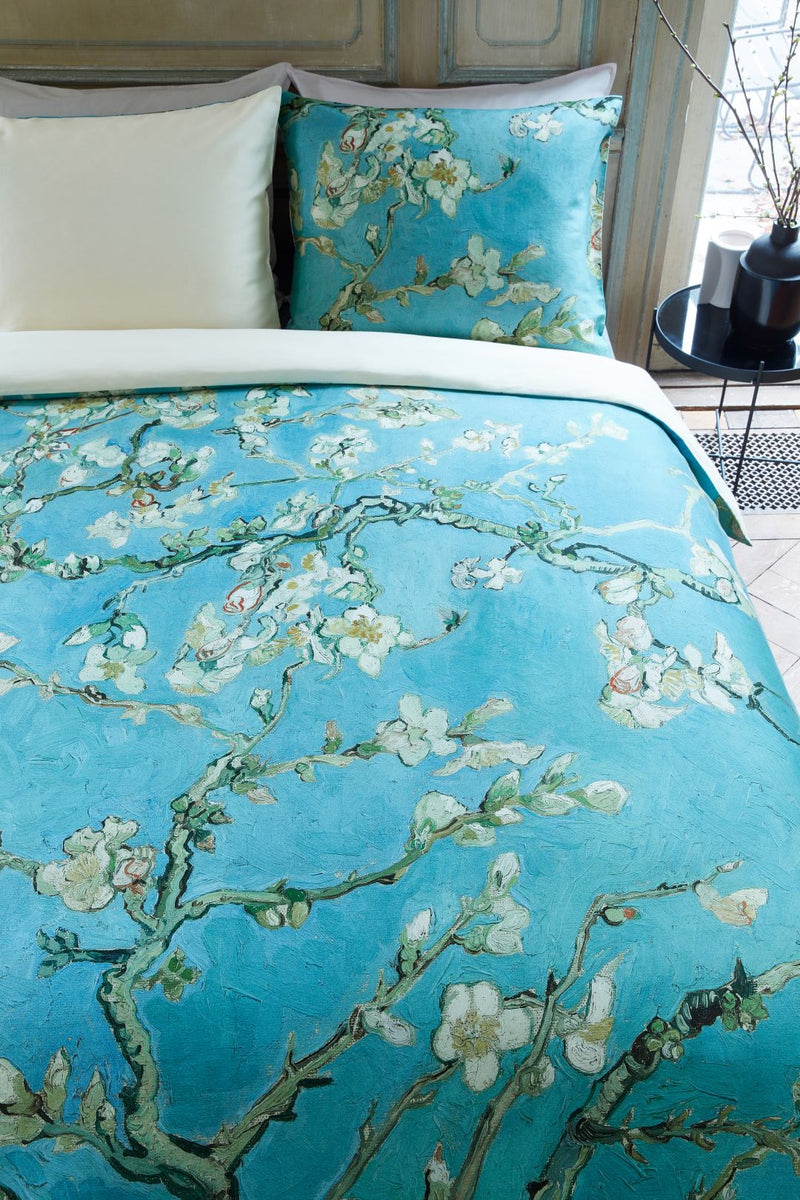 Duvet Cover Set Almond Blossom blue