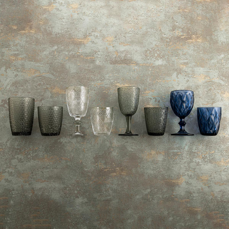 New Orleans Wine Blue Glass Set 6 pcs