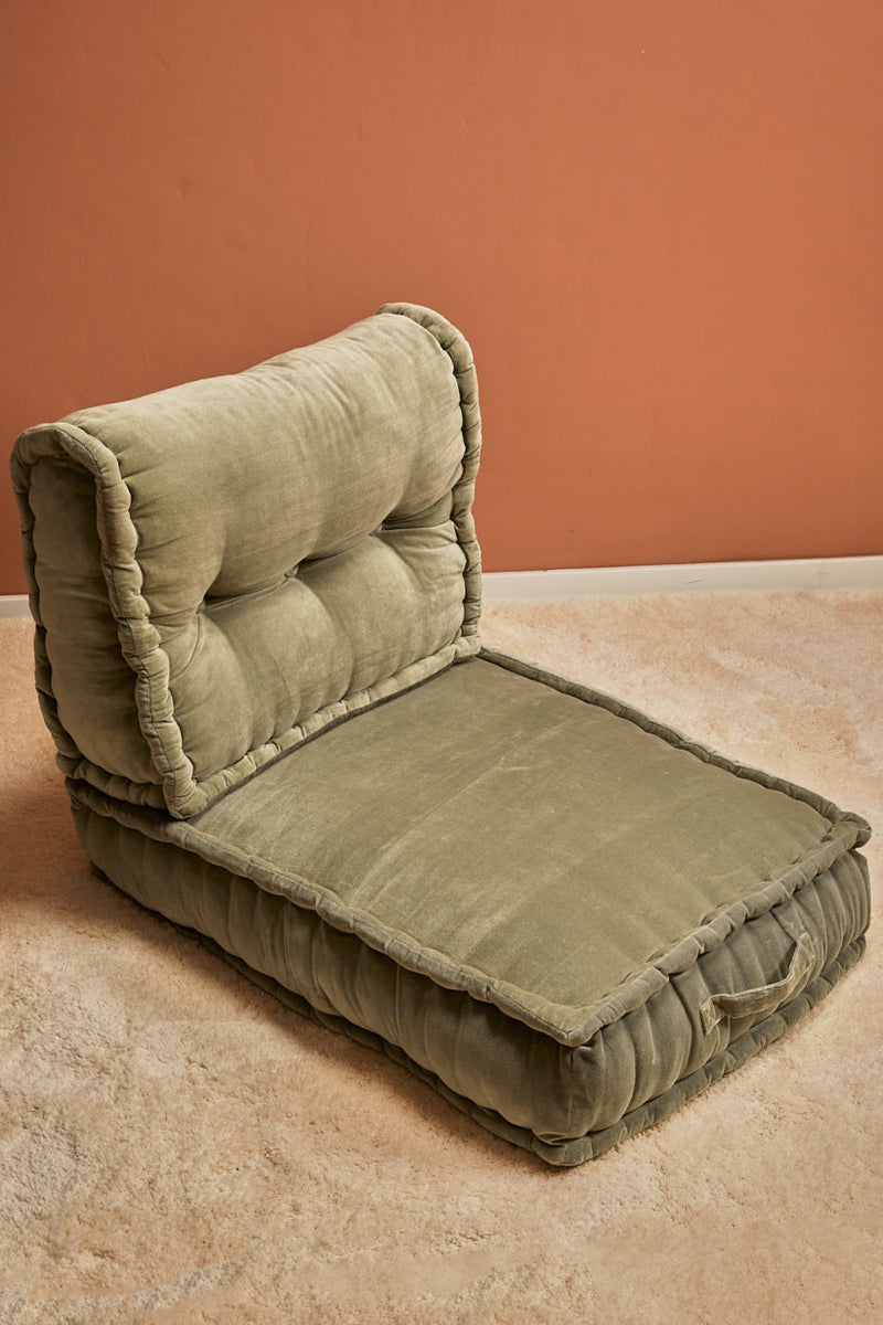  Velur Sofa Cushion Green