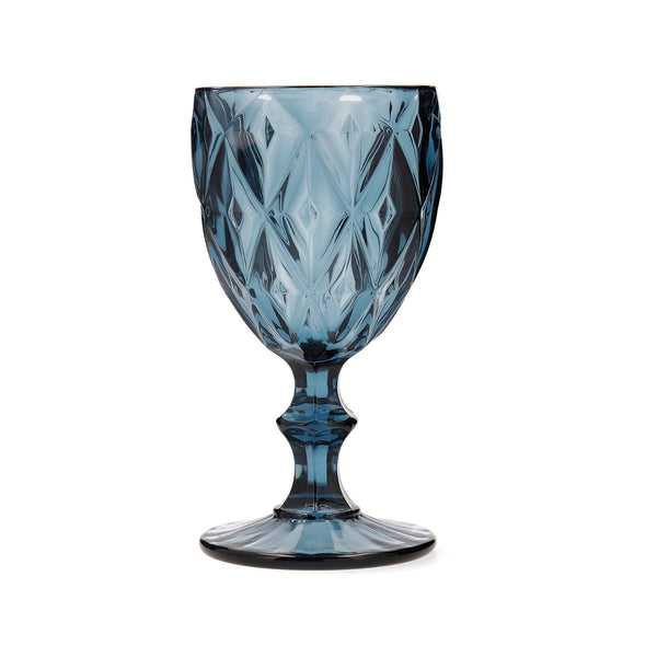 New Orleans Wine Blue Glass Set 6 pcs
