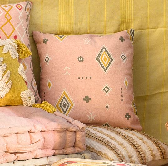Kansas Pink Cushion Cover