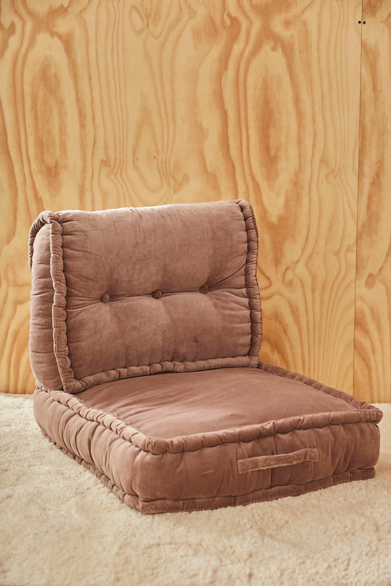 Velur Sofa Cushion pink